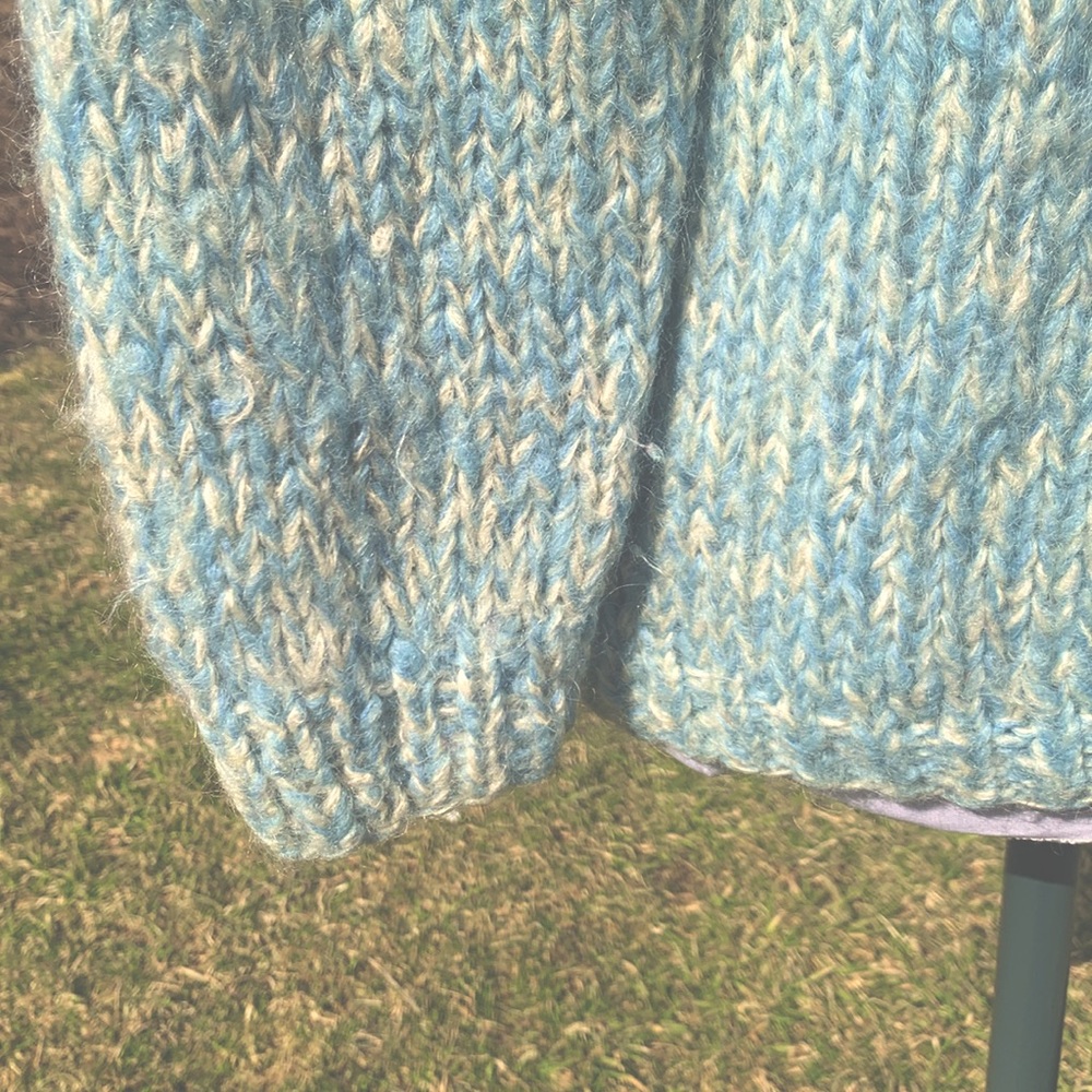 OOAK 50-60s Hand Knit Italian Mohair Sweater Vintage Exc. condition Handcrafted - Picture 4 of 7